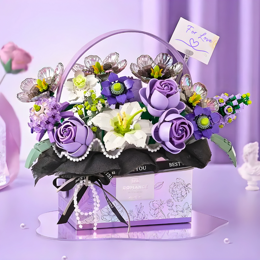 Le bouquet panier - LOVE AND ROMANCE | Mini Block